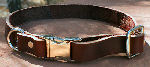 Leather Adjustable Flat Quick-Snap Collar