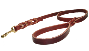 02 - 3/8" Latigo Leather Training Leads